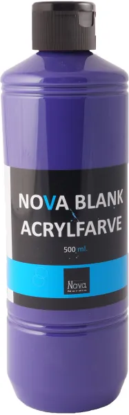 Nova akrylmaling blank 500 ml. Violet